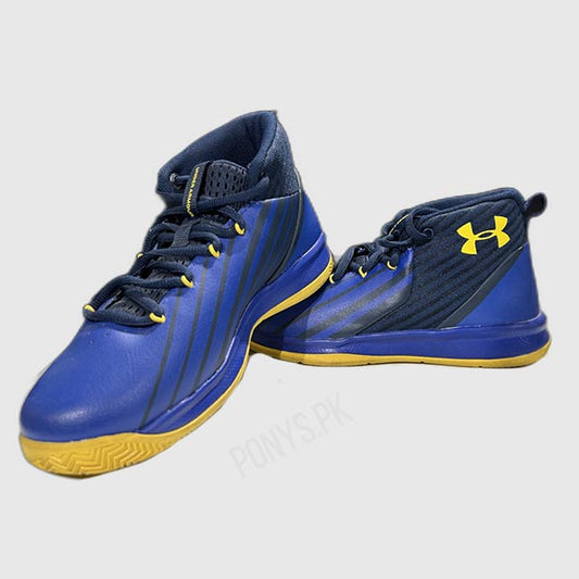 BLU BASKETBALL EDITION KIDS SHOES (UNDER ARMOUR)