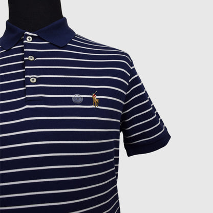 Men S/S Csf St Sp Polo Men'S Polo Shirt Navy Stripe