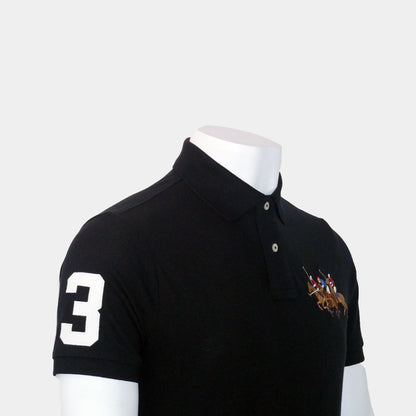 Front Triple Pony Men'S Polo