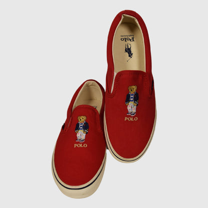 Men Bear Canvas Sneaker (Rl) Red