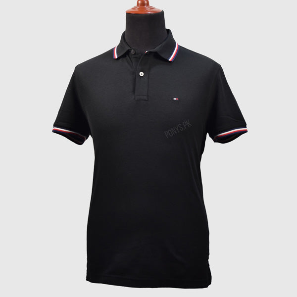 S/S POLO WITH SMALL BADGE MEN'S POLO SHIRT (TOMMY HILFIGER)