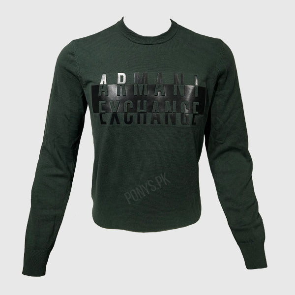 MEN L/S PULL OVER SWEATER  (ARMANI EXCHANGE)
