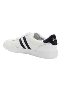 Men Leather Mesh Sneaker (Rl) White/Black