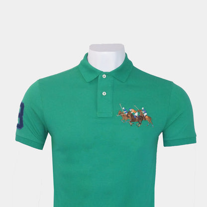 Front Triple Pony Men'S Polo