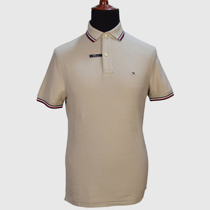 S/S POLO WITH SMALL BADGE MEN'S POLO SHIRT (TOMMY HILFIGER)