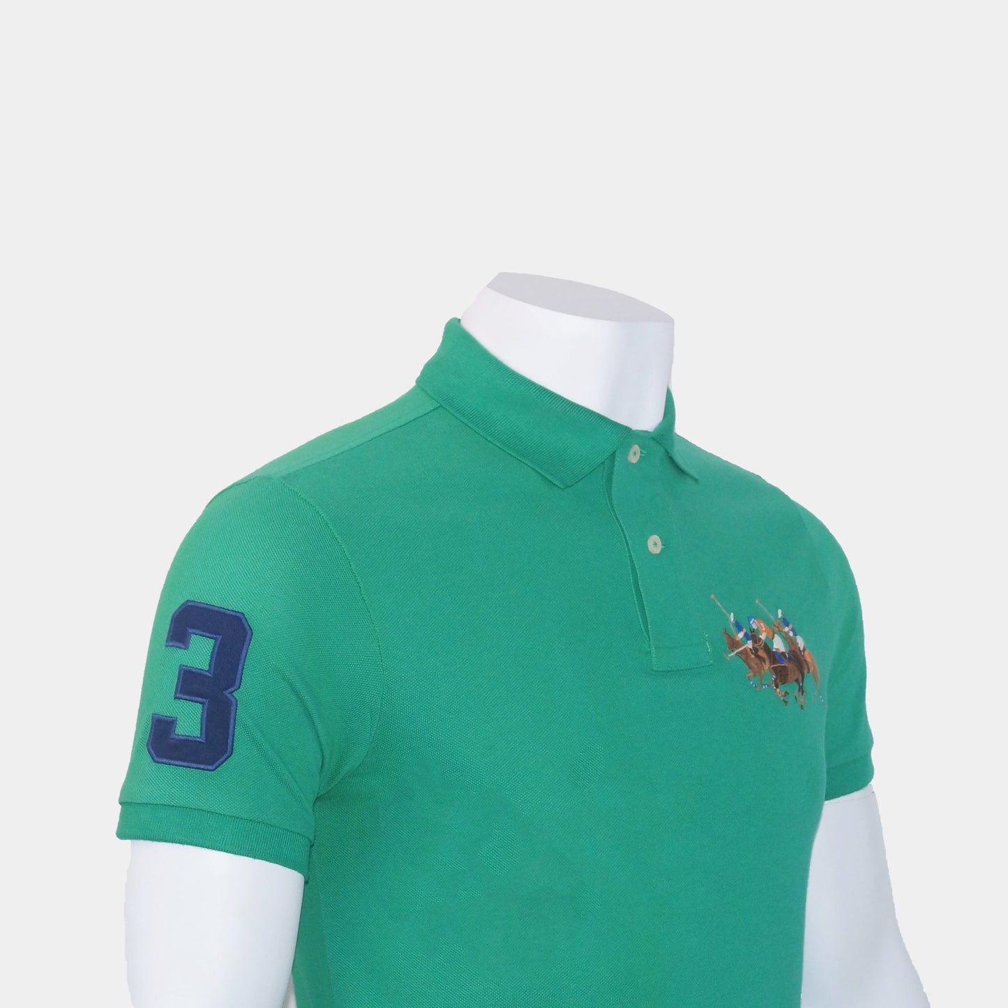 Front Triple Pony Men'S Polo