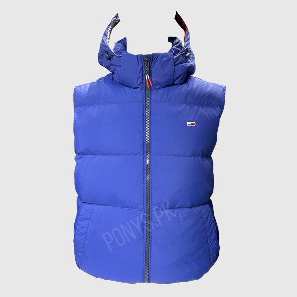 Men S/L Quilted Jacket With Hood (Tommy Hilfiger)