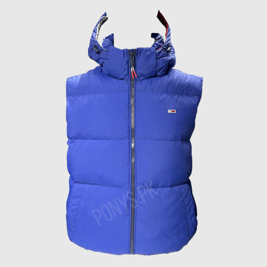 MEN S/L QUILTED JACKET WITH HOOD (TOMMY HILFIGER)