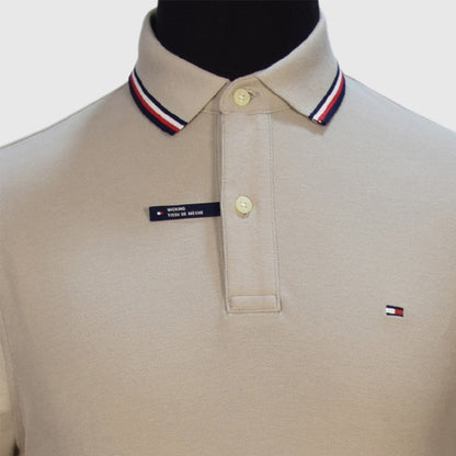 S/S POLO WITH SMALL BADGE MEN'S POLO SHIRT (TOMMY HILFIGER)