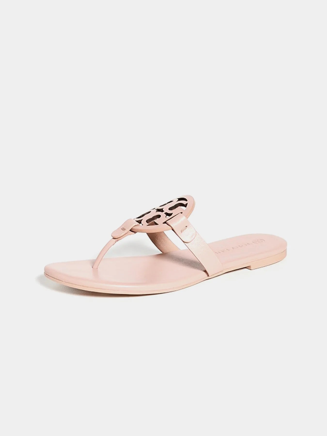 Miller Soft Calf Leather Slides - Light Sand