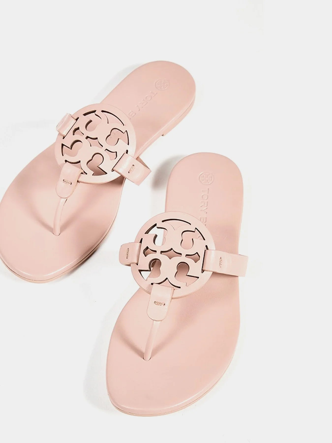Miller Soft Calf Leather Slides - Light Sand