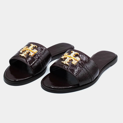 Everly Slide Softly Naplak Cow Patent - Agnello