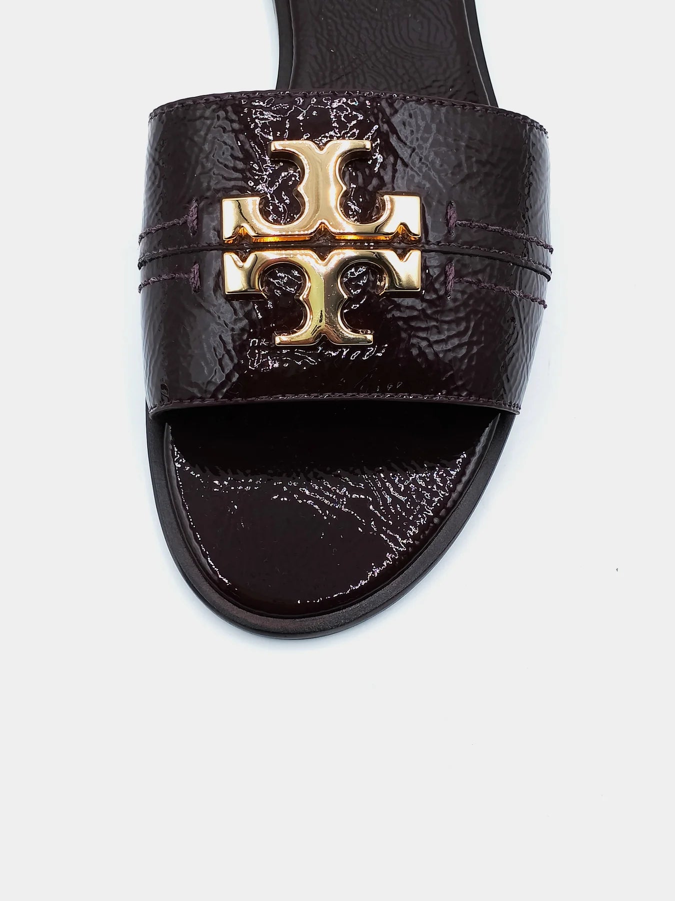 Everly Slide Softly Naplak Cow Patent - Agnello
