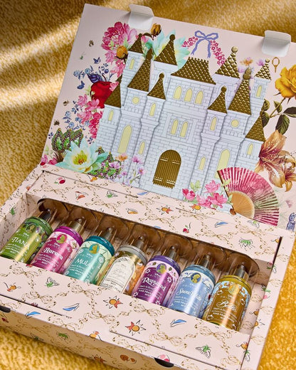 Disney Princess 7 piece Mini Fine Fragrance Mist Gift Set