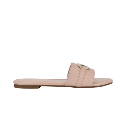 lamera logo slide sandals