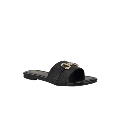 lamera logo slide sandals