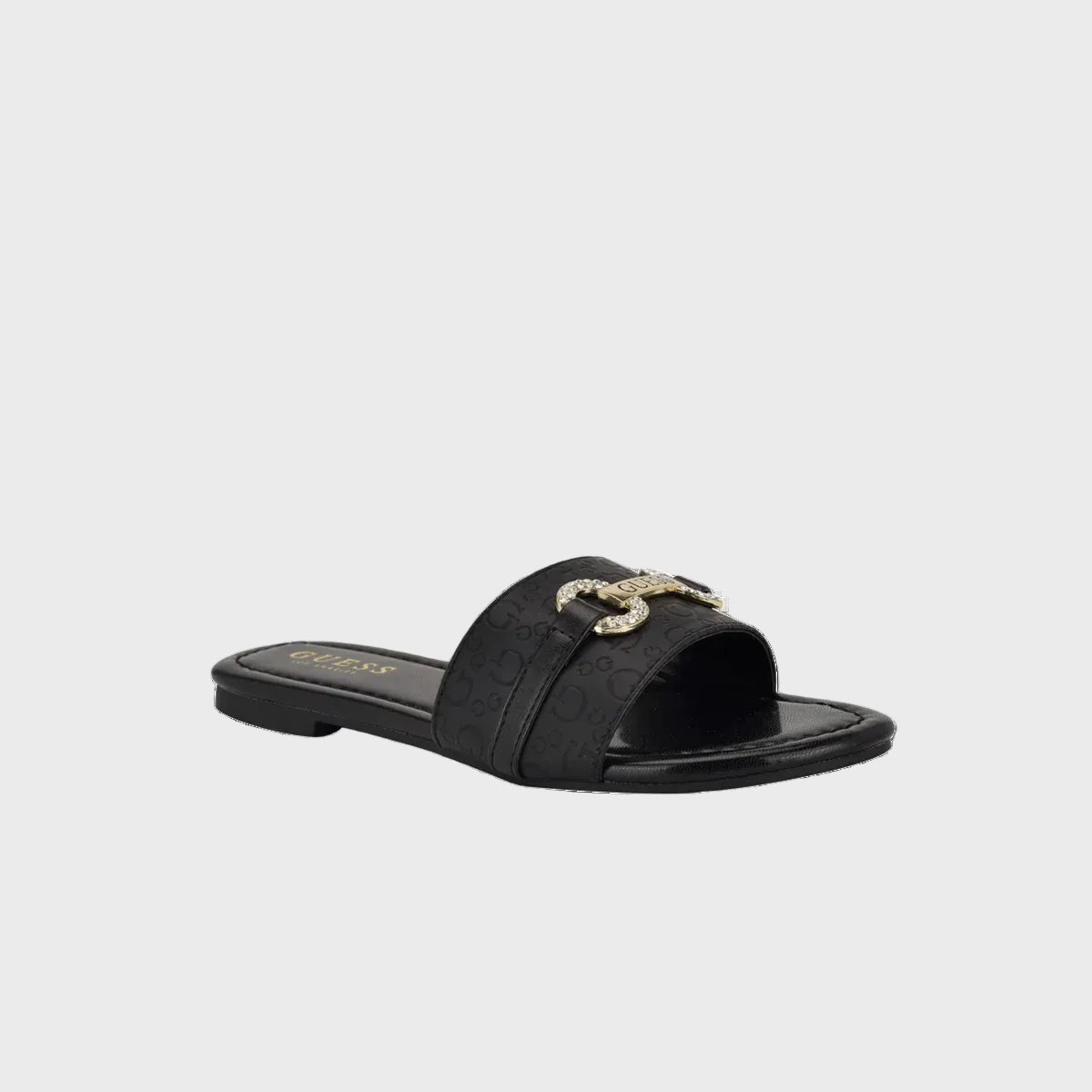 lamera logo slide sandals