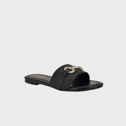 lamera logo slide sandals