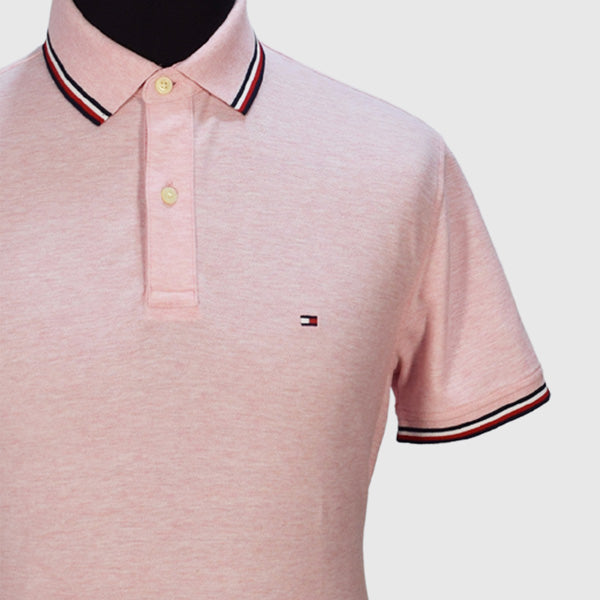 S/S POLO WITH SMALL BADGE MEN'S POLO SHIRT (TOMMY HILFIGER)