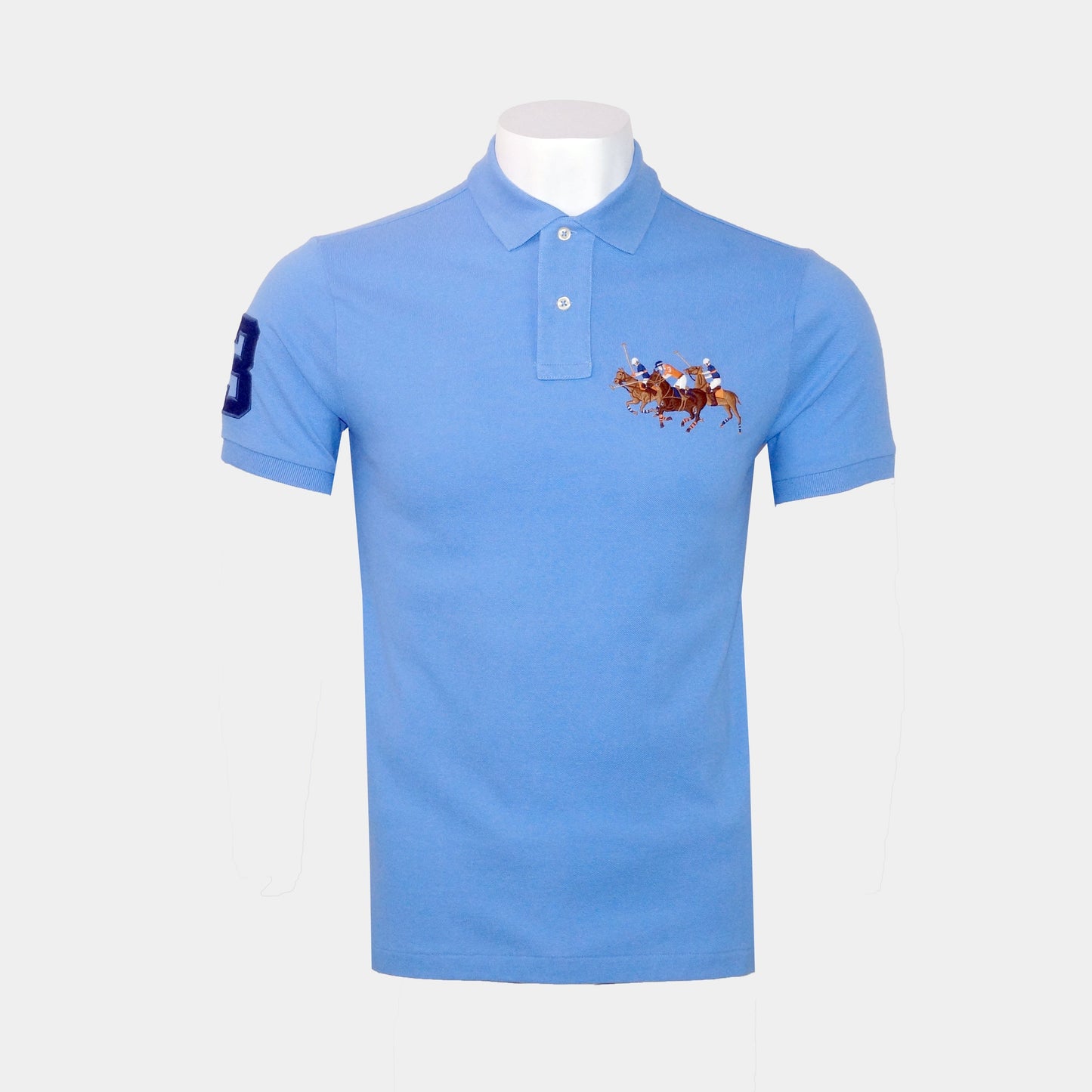 Front Triple Pony Men'S Polo