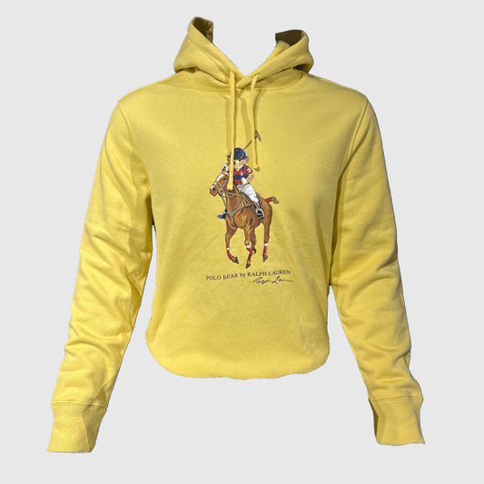 Men L/S Fleece Bear Horse Hoodie (Ralph Lauren)