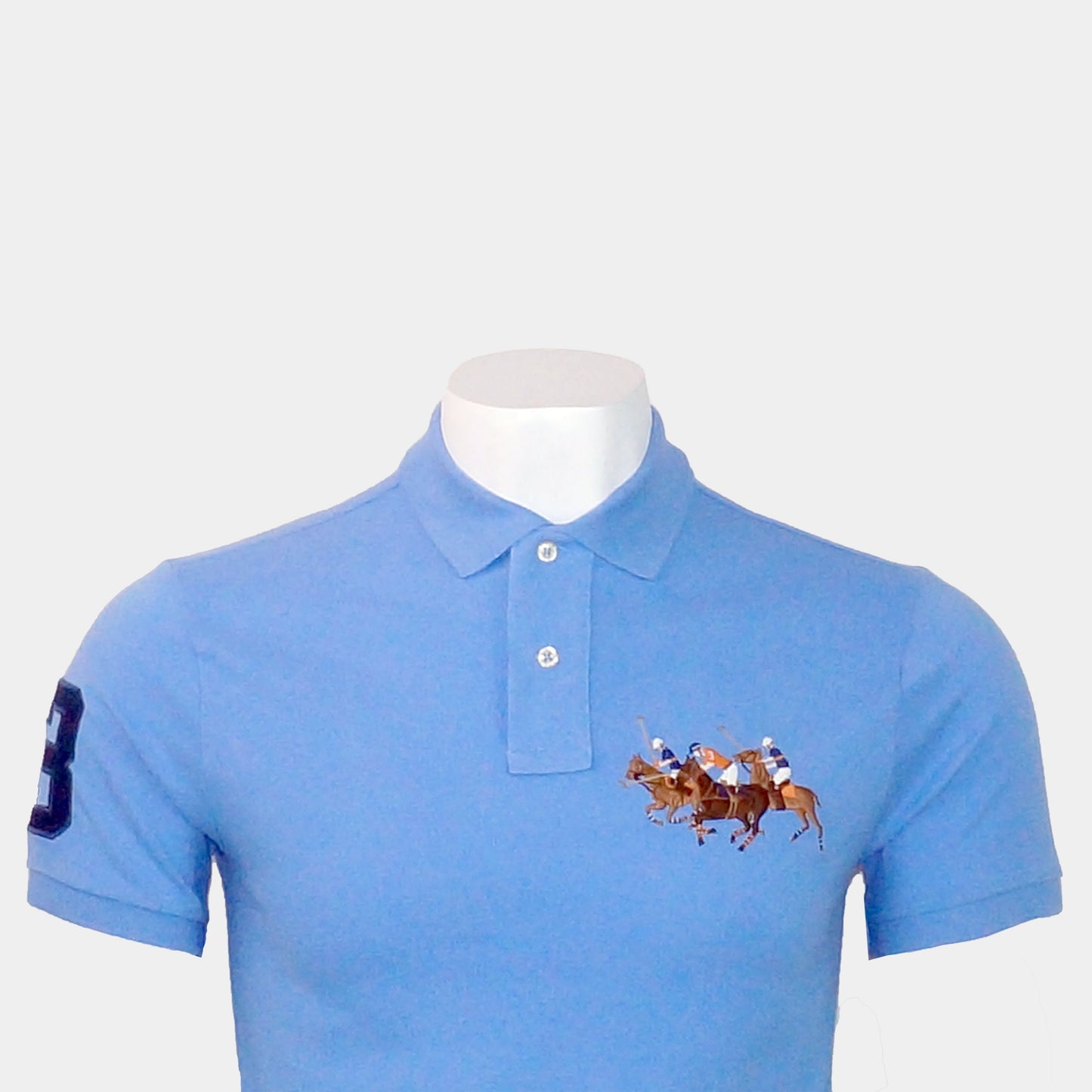 Front Triple Pony Men'S Polo