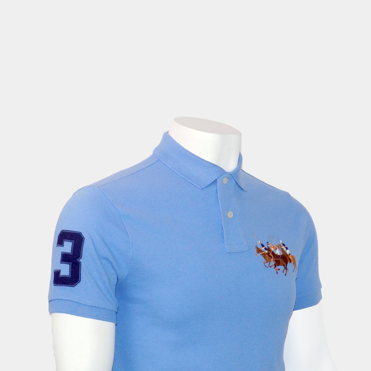 Front Triple Pony Men'S Polo