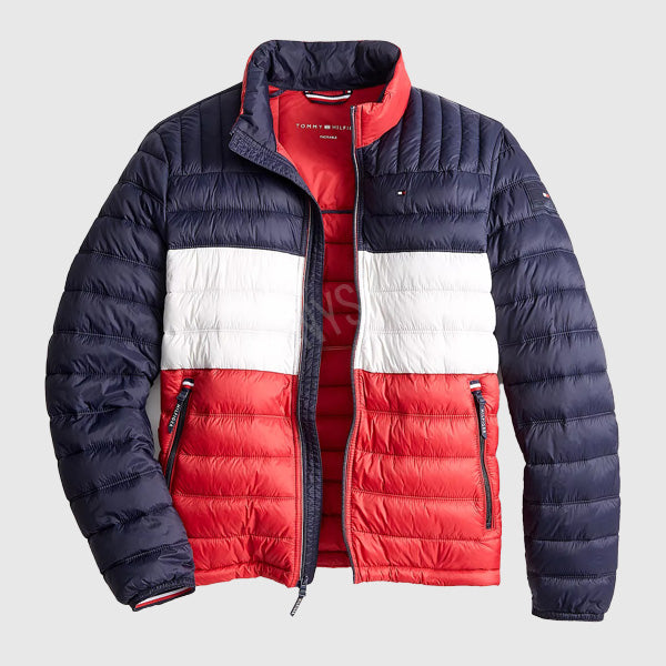 MEN L/S PUFFER JACKET (TOMMY HILFIGER)