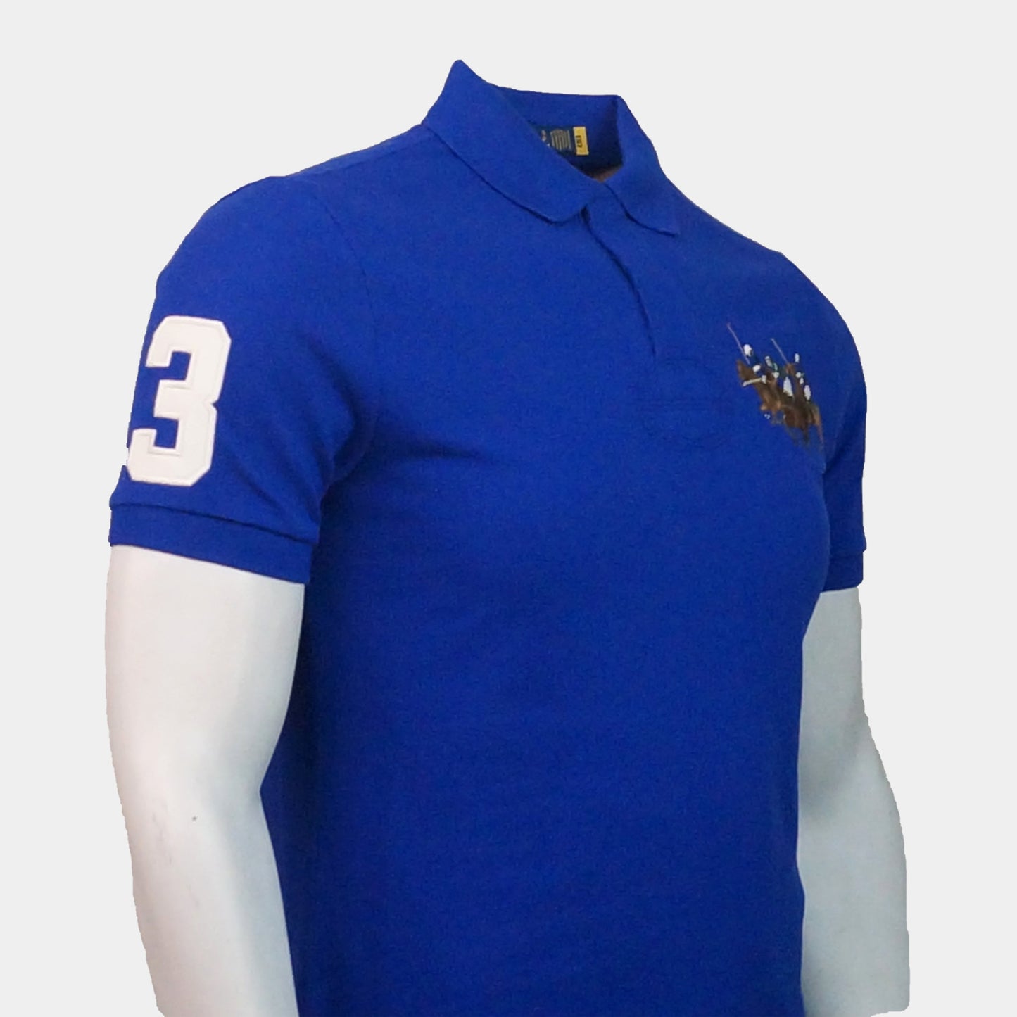 Front Triple Pony Men'S Polo