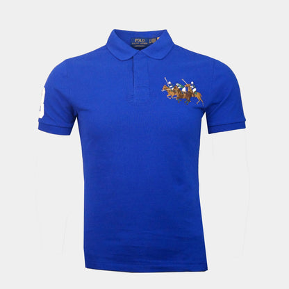 Front Triple Pony Men'S Polo