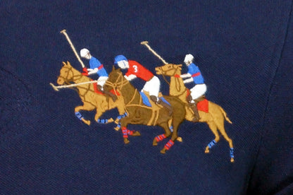 Front Triple Pony Men'S Polo