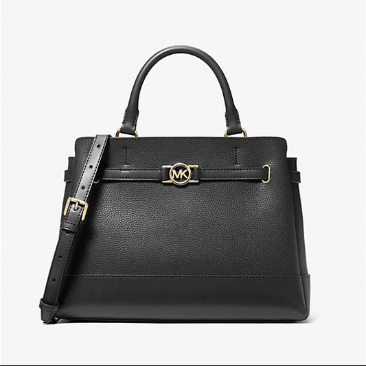 Reed Large Pebbled Leather Satchel