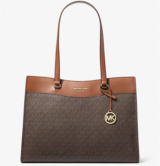 Jet Set Large Signature Logo Tote Bag