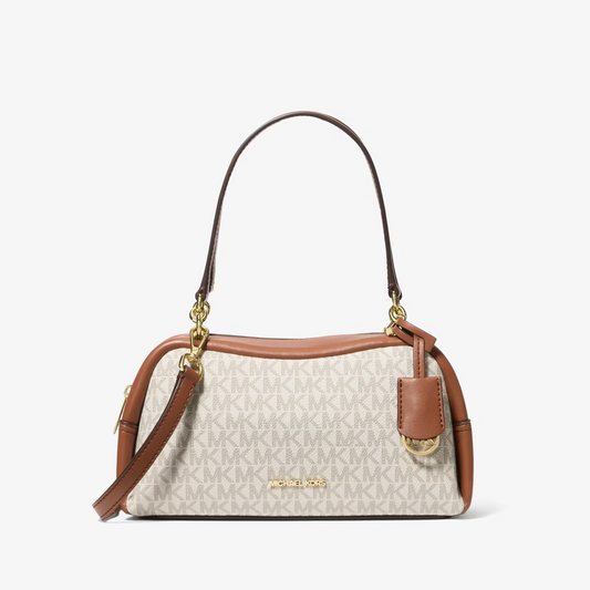 Cecily Small Signature Logo Shoulder Bag