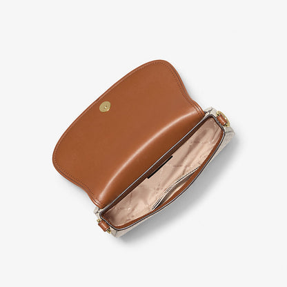 Mila Small Signature Logo Crossbody Bag