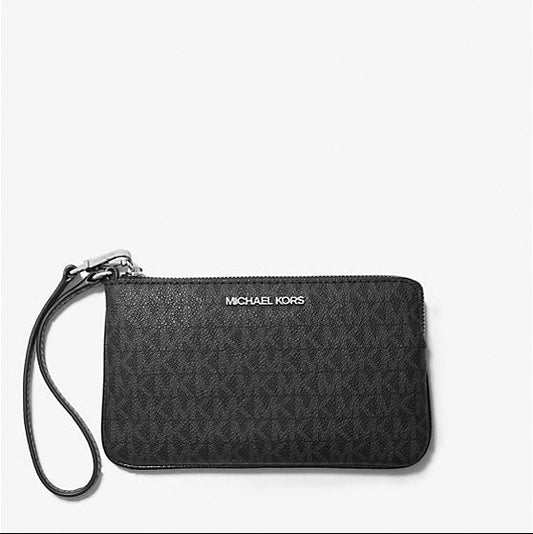 Jet Set Travel Large Logo Wristlet