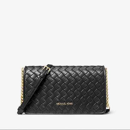 Jet Set Medium Woven Crossbody Bag