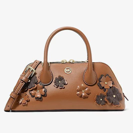 Petra Small Signature Logo Floral Embellished Crossbody Bag