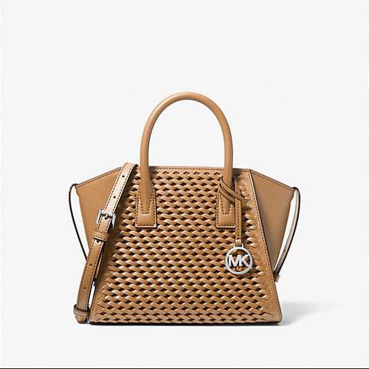 Avril Small Woven Satchel