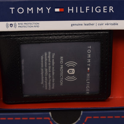 Men Leather Card Holder (Tommy Hilfiger) Black