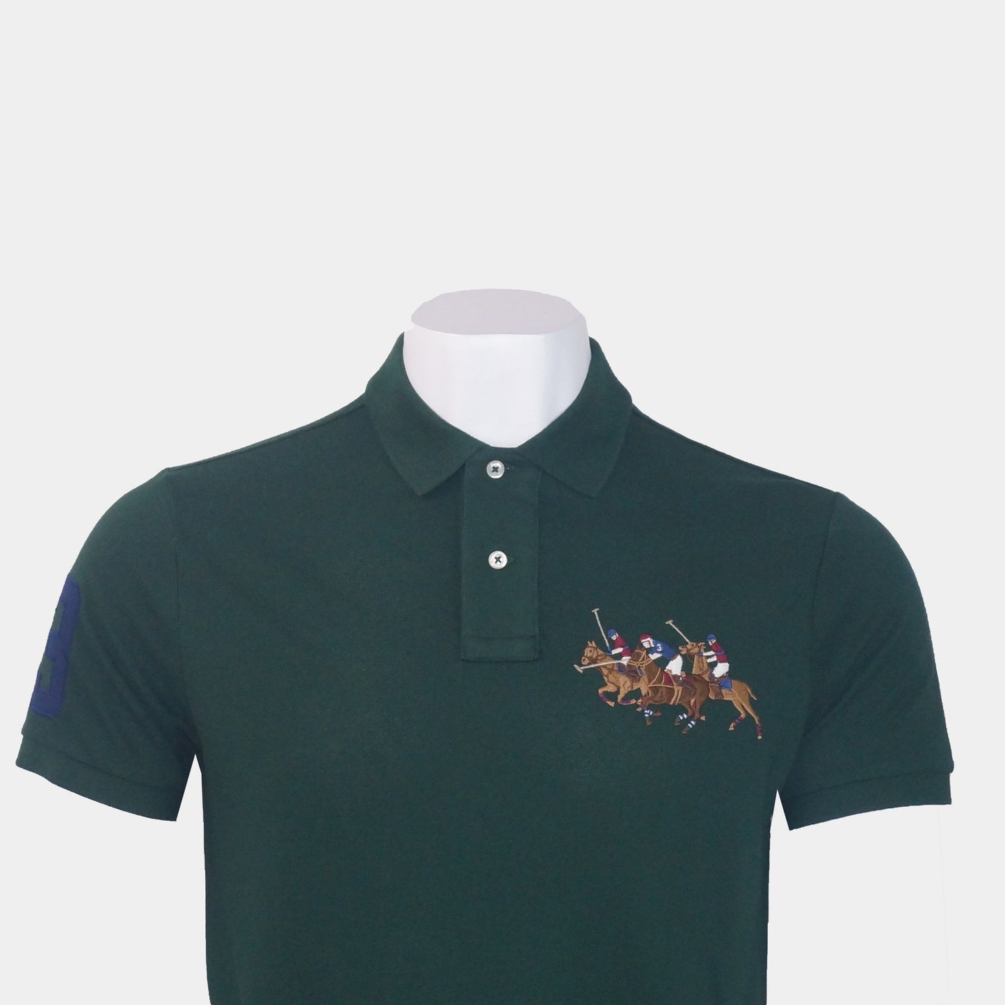 Front Triple Pony Men'S Polo