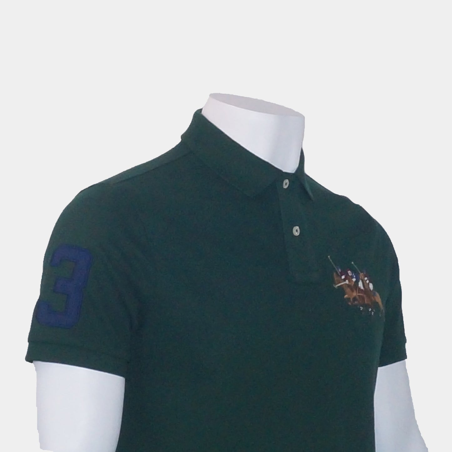 Front Triple Pony Men'S Polo