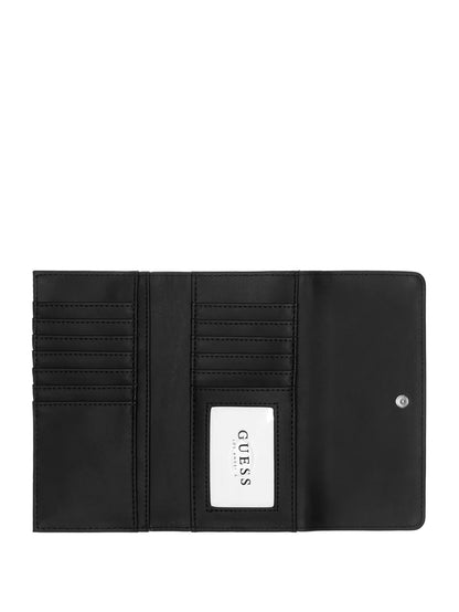 Ladies demelza faux-suede slim clutch wallet