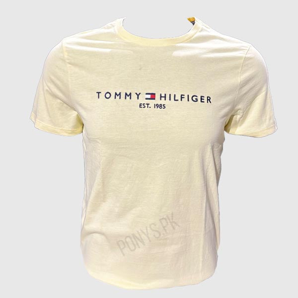 CREW NECK WITH TOMMY FLAG MEN'S SHORT SLEEVE (TOMMY HILFIGER)