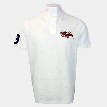 Front Triple Pony Men'S Polo