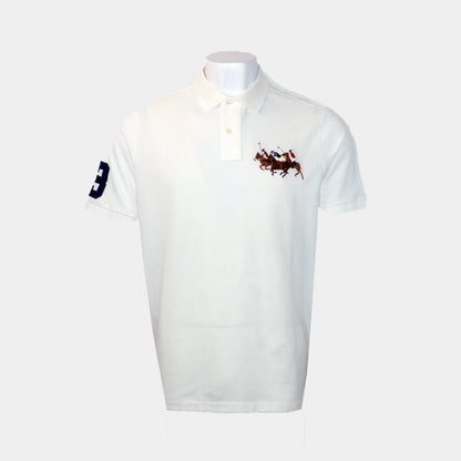 Front Triple Pony Men'S Polo