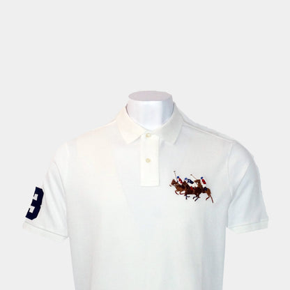 Front Triple Pony Men'S Polo