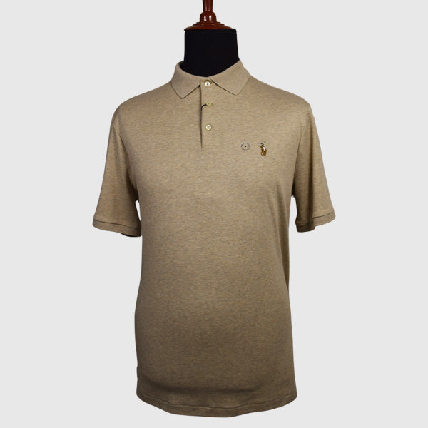 S/S Spony Cf St Men'S Polo Shirt (Ralph Lauren) Camel