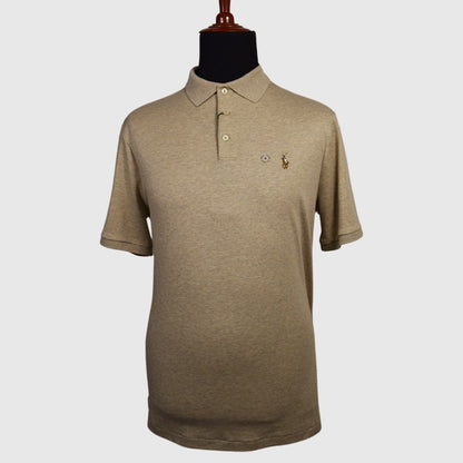 S/S Spony Cf St Men'S Polo Shirt (Ralph Lauren) Camel