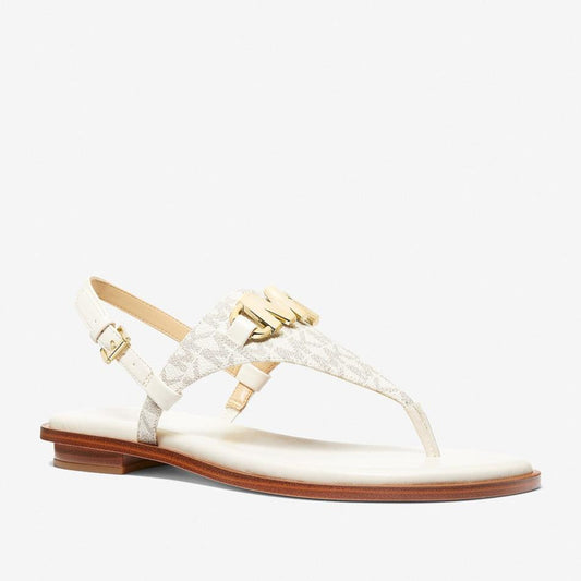 Ladies Reed Flat Thong   Vanilla